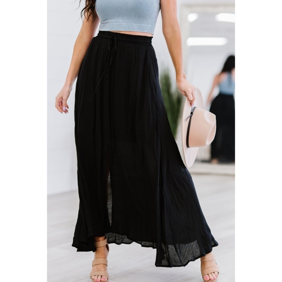 Sweet Lovely by Jen Leaps and Bounds Slit Maxi Skirt - Picture 6 of 6